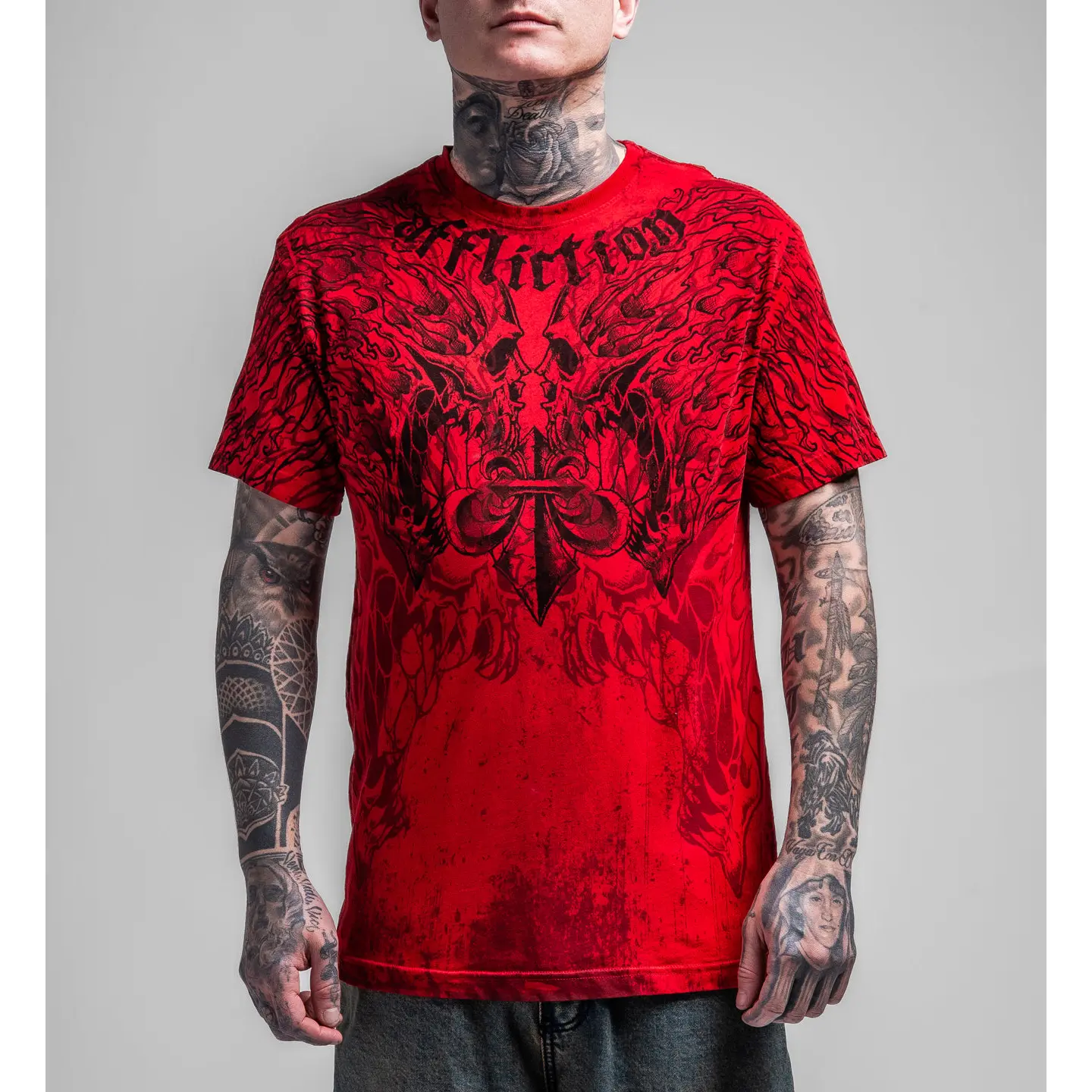 Affliction Men's T-shirt Burn