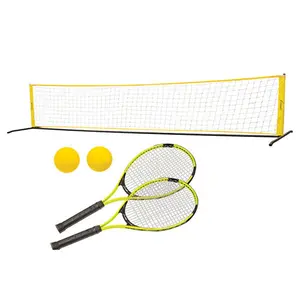 212 MAIN Complete Tennis Net Set - Portable 2-Player Tennis Kit for Ages 8+, Ideal for Backyard Fun