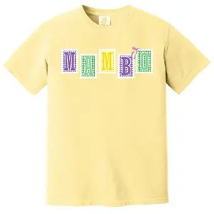 Mambo Stamped - Mardi Gras Short Sleeve Tee