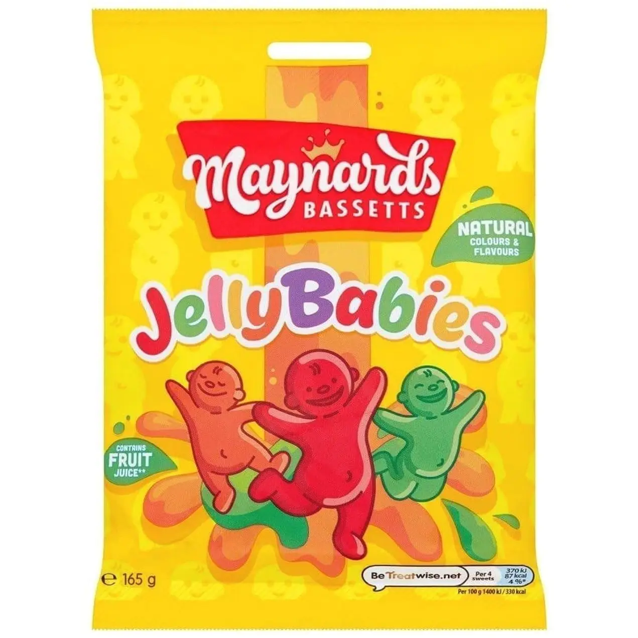 Bassetts Jelly Babies 165g (Pack of 4)