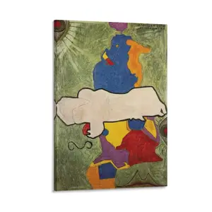 American Painter Jasper Johns Abstract Art Poster 17 Canvas Poster Bedroom Decor Sports Landscape Office Room Decor Gift Frames Ornaments Wall Artistic Decoration Photo