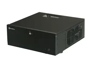 SILVERSTONE Black Aluminum / Steel Grandia Series SST-GD07B ATX Media Center / HTPC Case