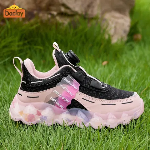 Kids Sports Shoes Running Shoes For Spring And Autumn Casual Knit Sneakers For Girls Boys School Students Teenager