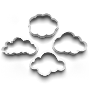 Cloud 2'' Fondant Cutter PRV - High-Quality Cutter for Fondant Crafting, Ideal for Detailed Design Workflows Bakeware Utensils Clay Scale