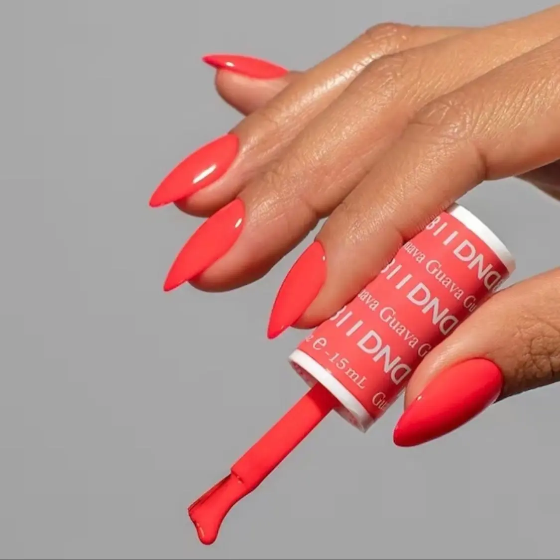 DND 811 Guava Gel and Lacquer Duo nail care nail art color