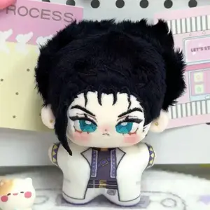 10cm JoJo's Bizarre Adventure  Jotaro Kujo Figure Soft Plush Doll Toy Cosplay Plushies Xmas Gifts