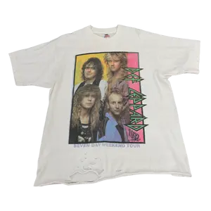 VINTAGE TEE 'DEF LEPPARD WHITE'