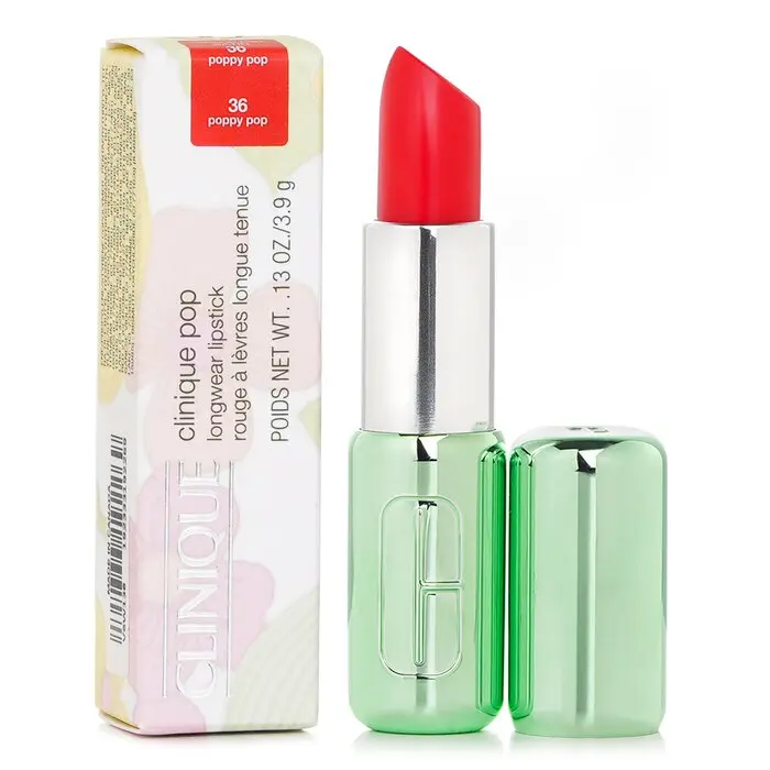 CLINIQUE Pop Longwear Lipstick Satin - # 36 Poppy Pop