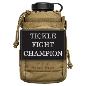 Tickle Fight Champion Funny Morale Patch 2” X 3” Hook & Loop Back for Hats Jackets Tactical Vests Plate Carriers EDC Gear & Humor Patch Collectors