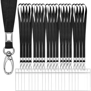 20 Pack Cruise Lanyard for Ship Cards with Waterproof ID Badge Holder Cruise