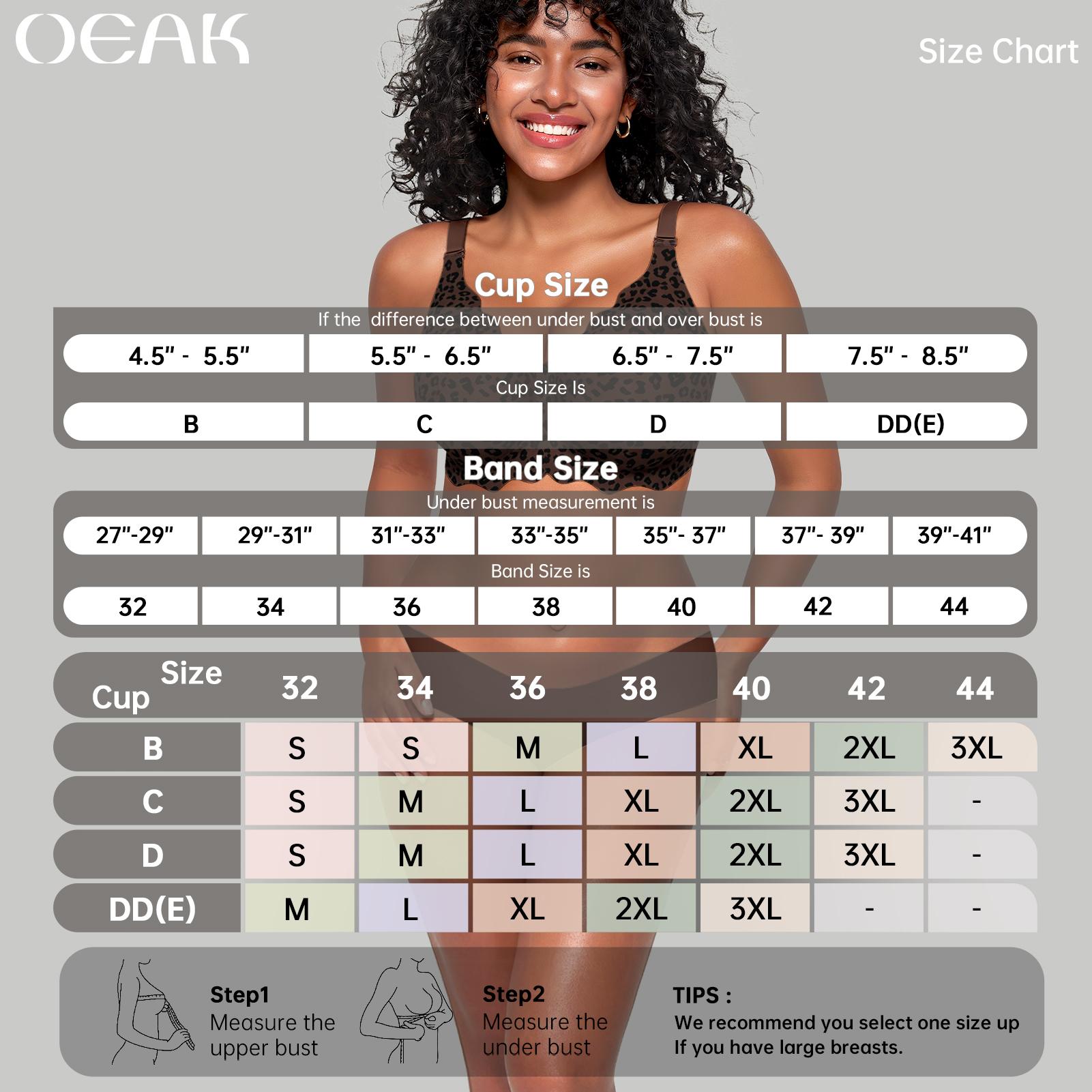 OEAK Women Jelly Bras No Underwire Scalloped V Neck Push Up Bra Buttery Soft Tshirt Bra Seamless Full Coverage Everyday Bras