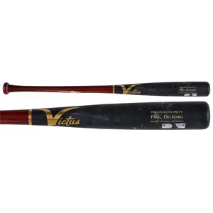 Paul DeJong Washington Nationals Game-Used Black and Red Victus Broken Bat vs. Miami Marlins on September 1, 2025 - Fanatics Authentic Certified