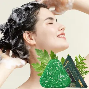 Herbal Nourishing Shampoo Bar, Gentle Cleansing, Silky Smooth Hair, Refreshing Non-Greasy Soap, Natural Ingredients, Suitable for All Hair Types