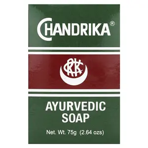 Chandrika Soap Ayurvedic Bar Soap, 1 Bar, 2.64 oz (75 g) Chandrika Soap Ayurvedic Bar Soap, 1 Bar, 2.64 oz (75 g)