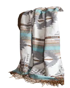 Carstens Home Unisex Badlands Southwestern Throw Blanket - Jb6807