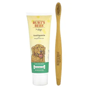 Burt's Bees Oral Care Kit, For Dogs, 2 Piece Kit