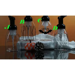 Halloween Soap Dispenser Filled with Your Choice of Handmade Foaming Hand Wash