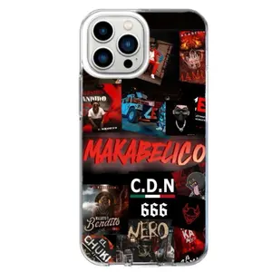 Makabelico pattern iPhone case for 17/16/15/14/13/12/11 Pro Max/Plus Perfect way to show you care