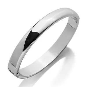 BAUBLEBAR Jessica Polished Hinged Bangle Bracelet