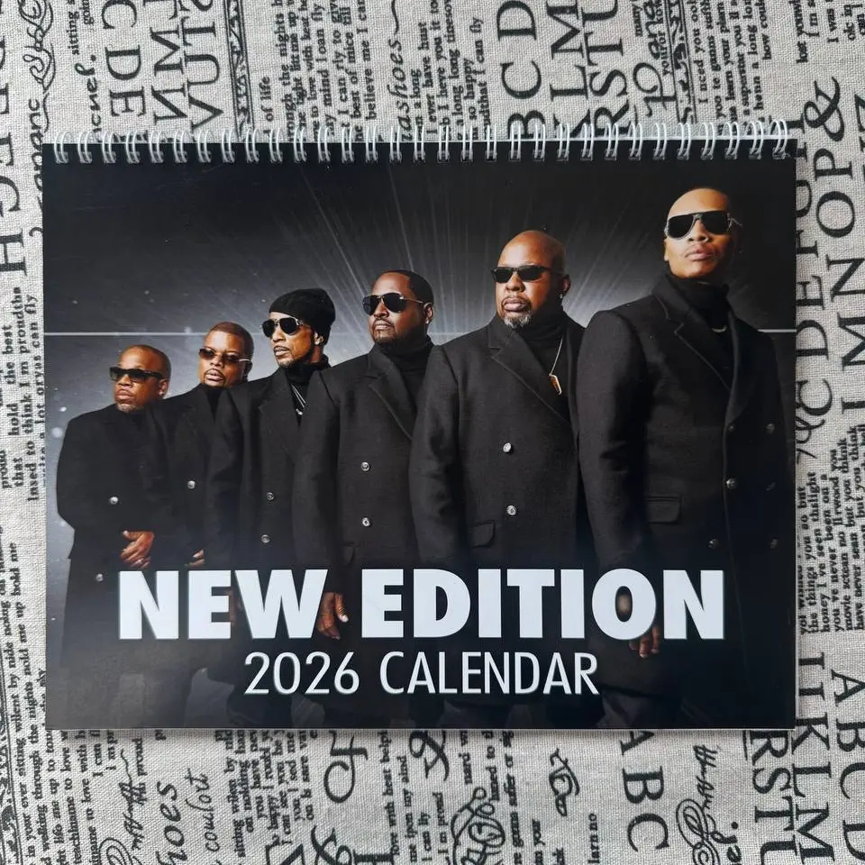 Classic R&B Soul Music 2026 Calendar – Wall & Desk Calendar – Vintage Music Aesthetic