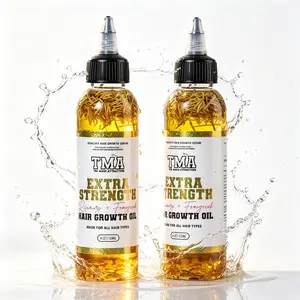 TMA Extra Strength Rosemary & Fenugreek Hair Growth Oil 4oz - The Mane Attraction Herb Infused Growth Oil- Made For All Hair Types Nourishes Scalp Anti Dandruff Haircare Strengthens Follicles