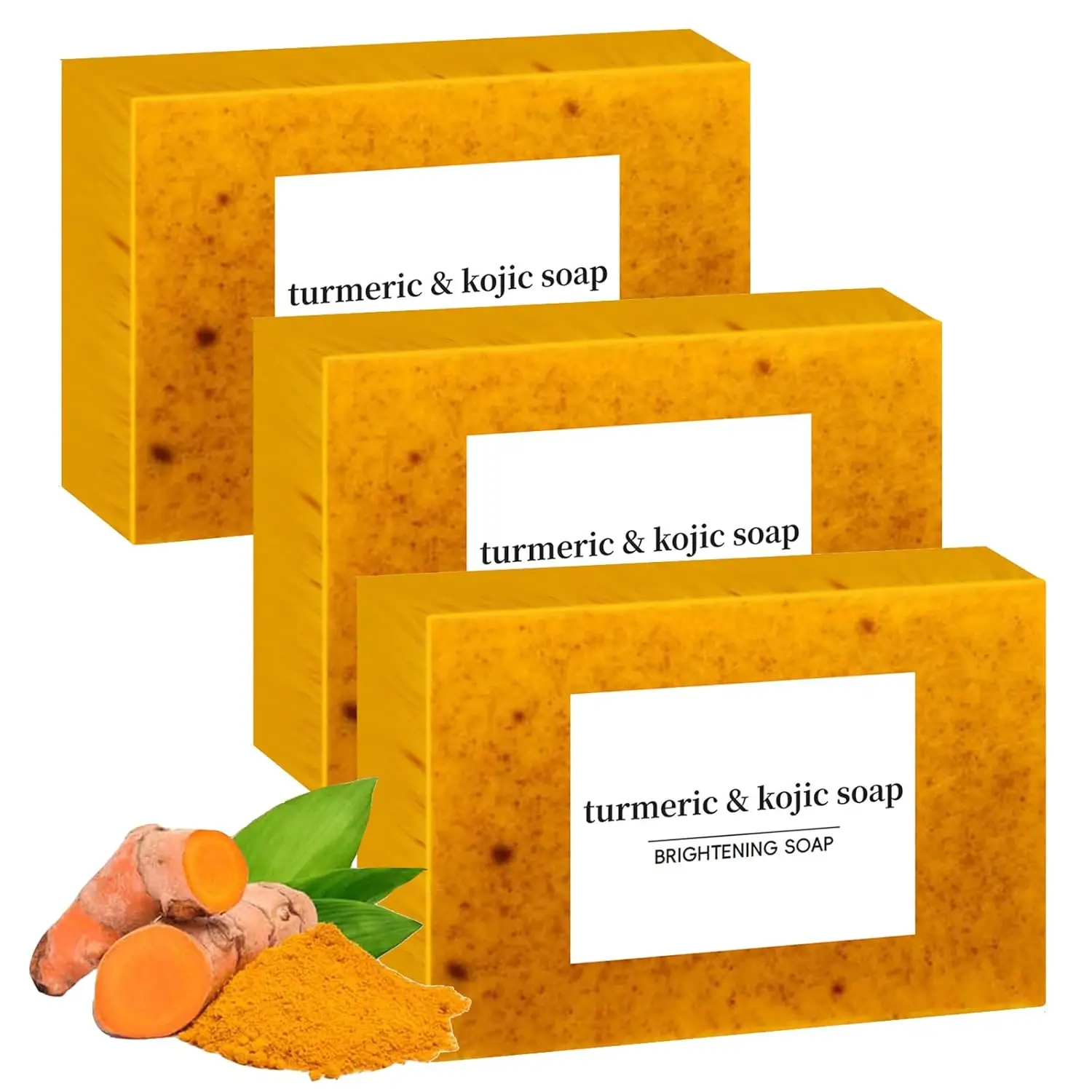 Turmeric and Tretinoin Brightening Soap, Dark Spot Remover, Soap Body Care Body Wash Flawless Organic Soap Skincare Cleanser Turmerickojicacidsoap Moi
