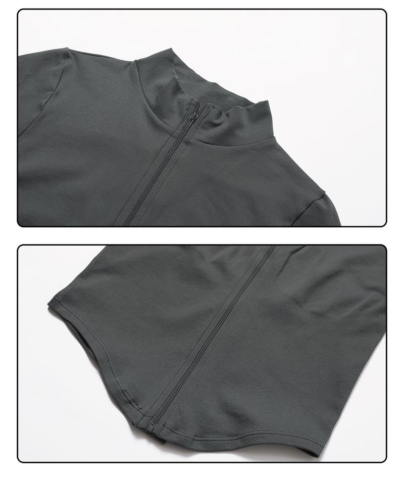 MFVIM Women's Solid Criss Cross Crop Tank Top High Waist Leggings Zip Up Crop Jacket Tracksuit Set Breathable Comfortable Yoga Workout Gym Athletic Activewear Textured Sweatsuit Thermal Lined Sports MFVIM Women's Solid Criss Cross Crop Tank Top High Waist Leggings Zip Up Crop Jacket Tracksuit Set Breathable Comfortable Yoga Workout Gym Athletic Activewear Textured Sweatsuit Thermal Lined Sports