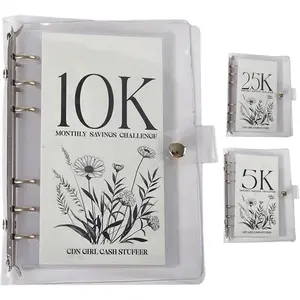 12-Month Envelopes  Saving Challenge Binder,Budget Binder With  Envelopes,12 Month Savings Challenge, Saving Binder,Savings Binder,Easy and Funny Way to Save 2.5K/5K/10K Dollars (10k)