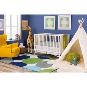 Osborne Olive Knitted Cotton Pouf