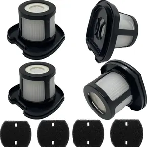 4 Pack 2284W 2390A Vacuum Replacement For Bissell  Eraser Lithium Ion Hand Vacuum 2284W 2390 2389 2390A. Compare to Parts # 1614212 1614203 1614204(4 Mesh Filters + 4  Filters)