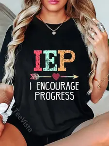 100% Cotton Unisex IEP - I Encourage Progress T-Shirt