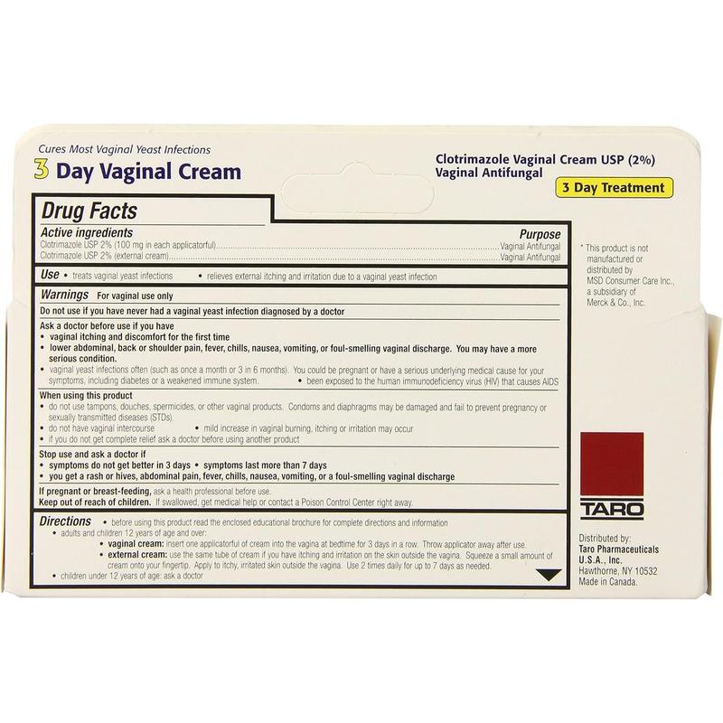 Clotrim azoole 3 Day Vaginee Cream 0.74 Oz, 3 dosages