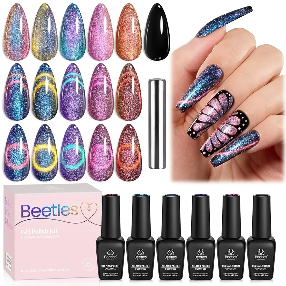 6 Colors Galaxy Glitter