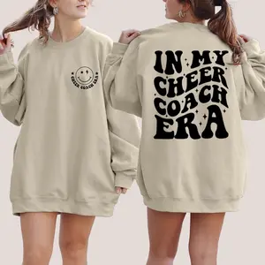 In My Cheer Coach Era Sweatshirt, Cheer Coach Hoodie, Cheer Sweater, Cheerleading Sweatshirt, Cheer Squad Gifts, Cheer Coach  Sweatshirt