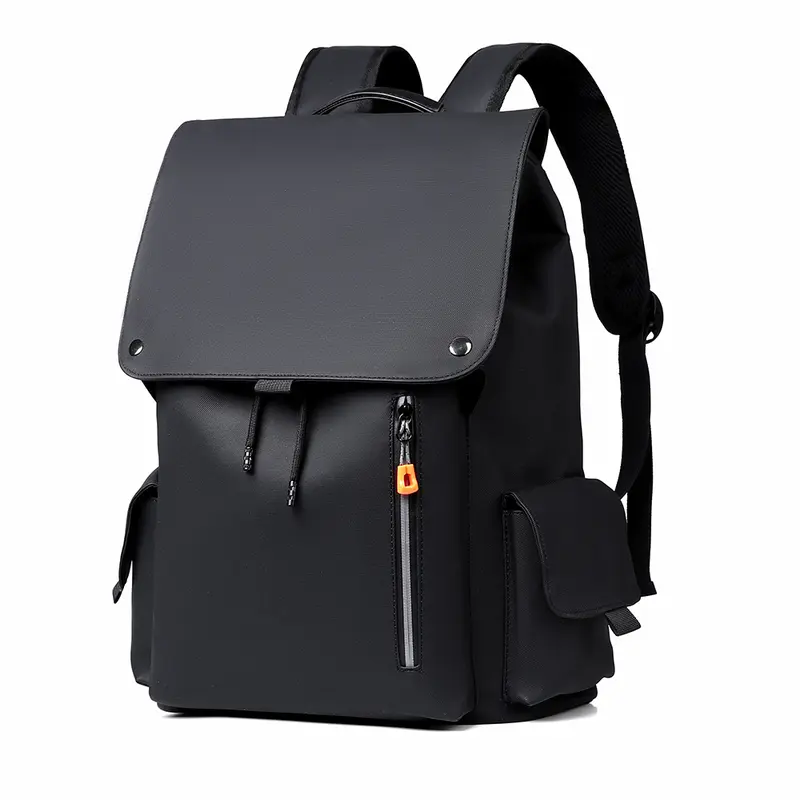 BIGWIG Basic Plain Minimalist Nylon School Backpack Bookbag - High-Capacity Waterproof Water Resistant Daypack for Unisex Students, Urban Backpack for Everyday Carry