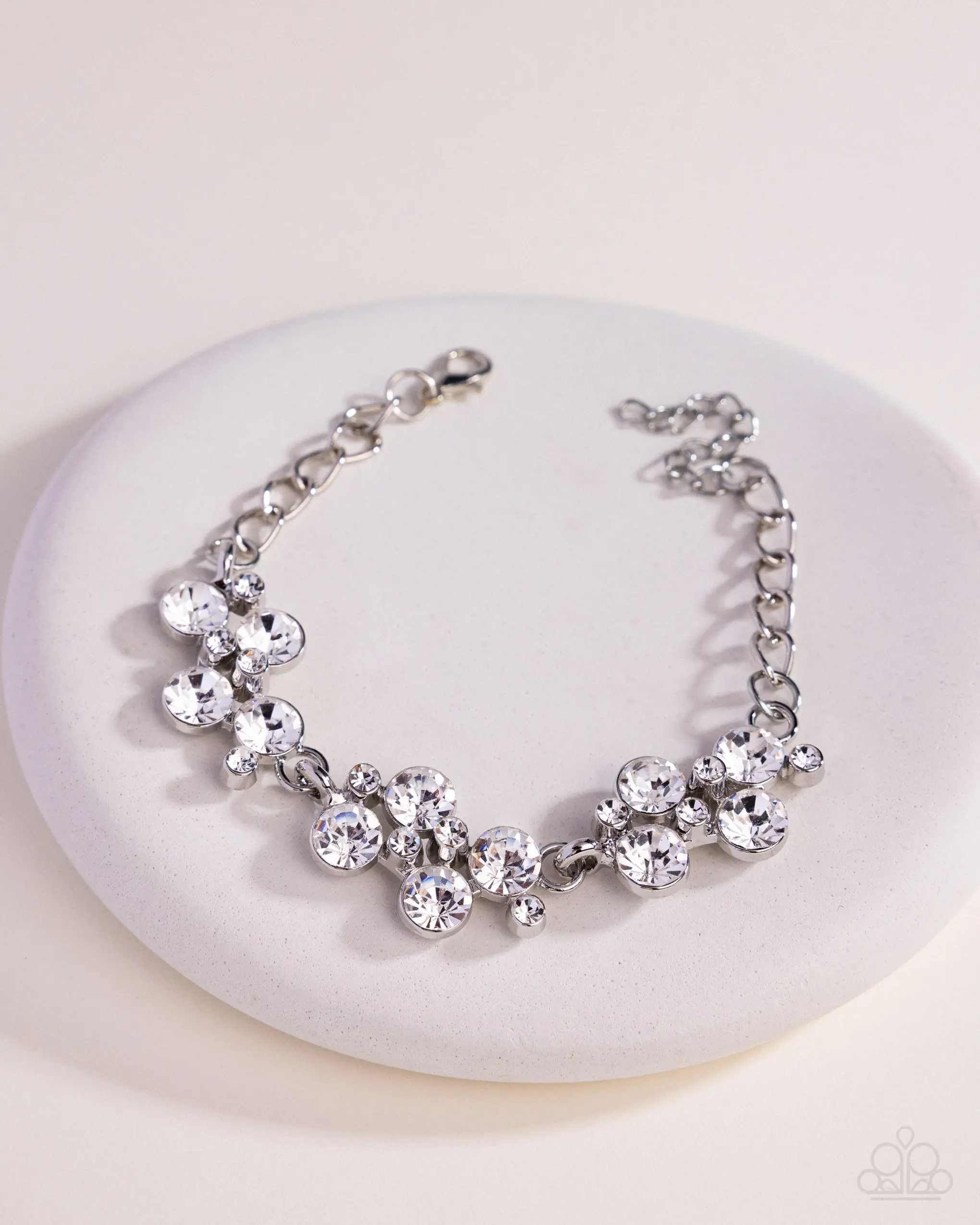 Old Hollywood - White Bracelet Original Bracelets Classic Wrist Accessory