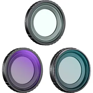 K&F Concept 3-Pieces Camera Lens Filters Kit for Insta360 GO 3S, UV/CPL/ND4 Protection Filters with 28 Multi-Coated AGC Glass, Exclusively Designed (Not Compatible with Insta360 GO 3)
