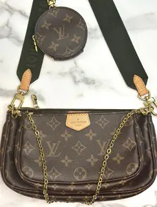 Pre-owned Louis Vuitton canvas Crossbody Bags Monogram multi pochette accessories crossbody