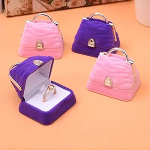 Handbag Jewelry Box, Ring and Necklace Storage Box, Multi-Functional Jewelry Organizer, Ideal for Small Items, Perfect Gift Idea, Portable Storage