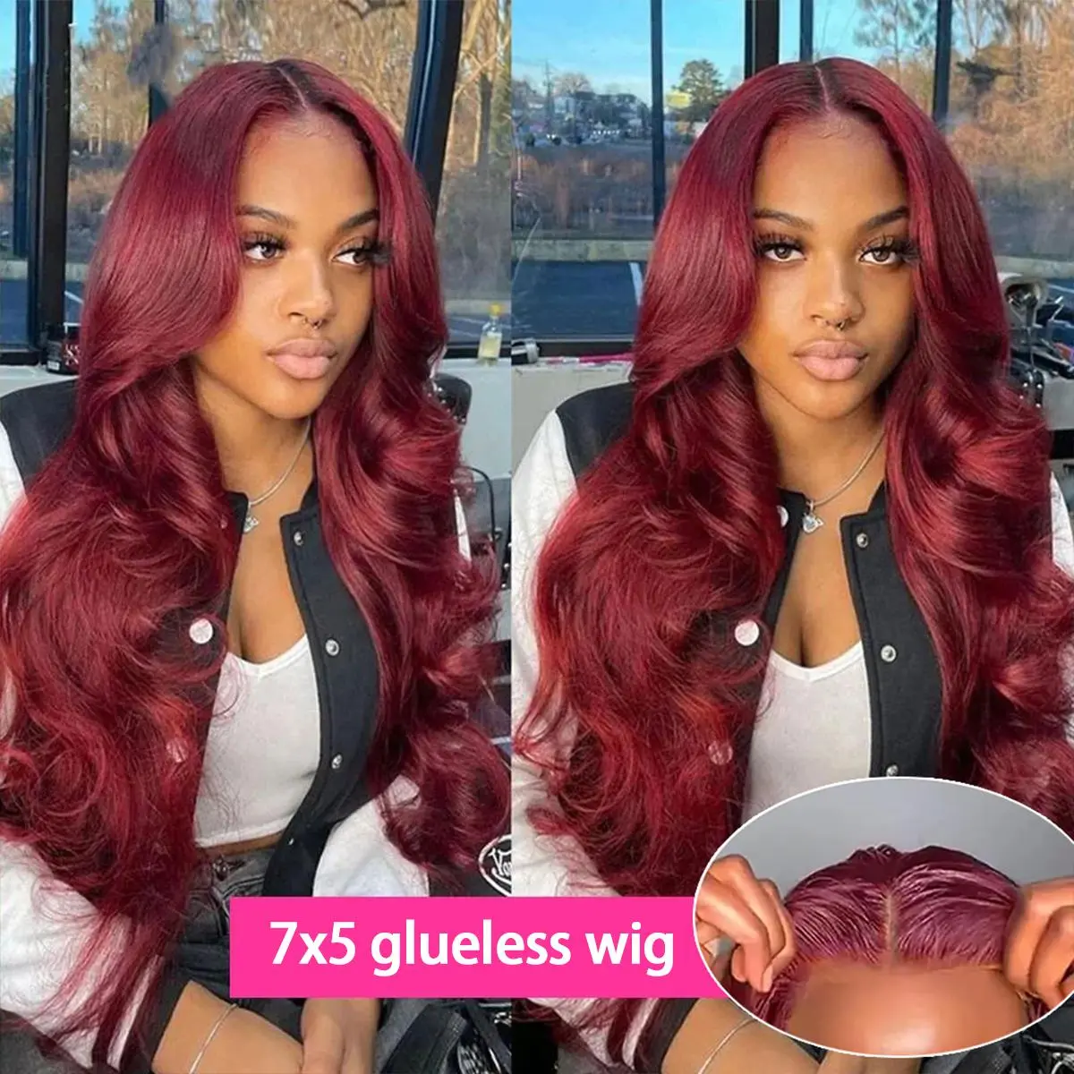 7x5 Glueless Body Wave