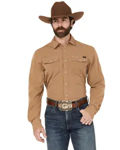 Cinch Men's Solid Arenaflex Long Sleeve Snap Western Performance Shirt - Mtw1403002