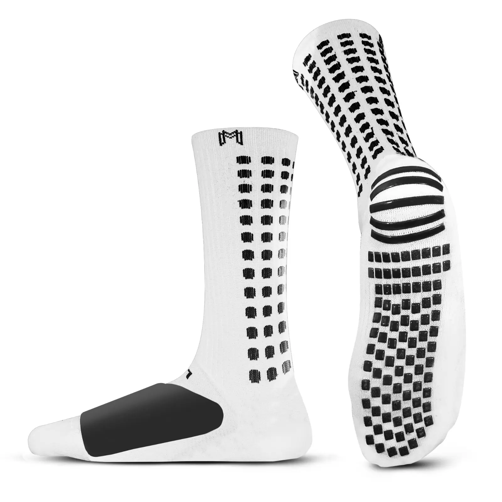 MediCaptain Lite - Soccer Grip Socks with Metatarsal Padding Protection, Anti-Slip Grip Pads, Non Slip Socks for Soccer, Football, Lacrosse, Rugby
