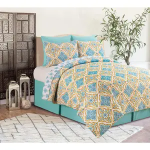 C&F Home Terrace Medallion Twin Quilt Set
