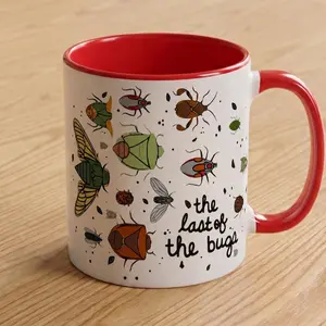 The Last of The Bugs Mug, Noah Kahan Mug, Divide Inspired Coffee Cup, Indie Folk Concert Gift, Retro Insect Design Mug, 11oz 15oz
