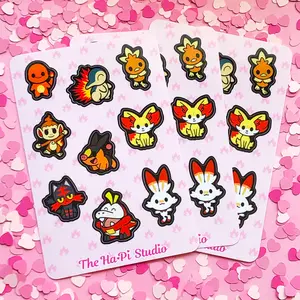 Fire Starters Sticker Sheet | Waterproof and weatherproof stickers