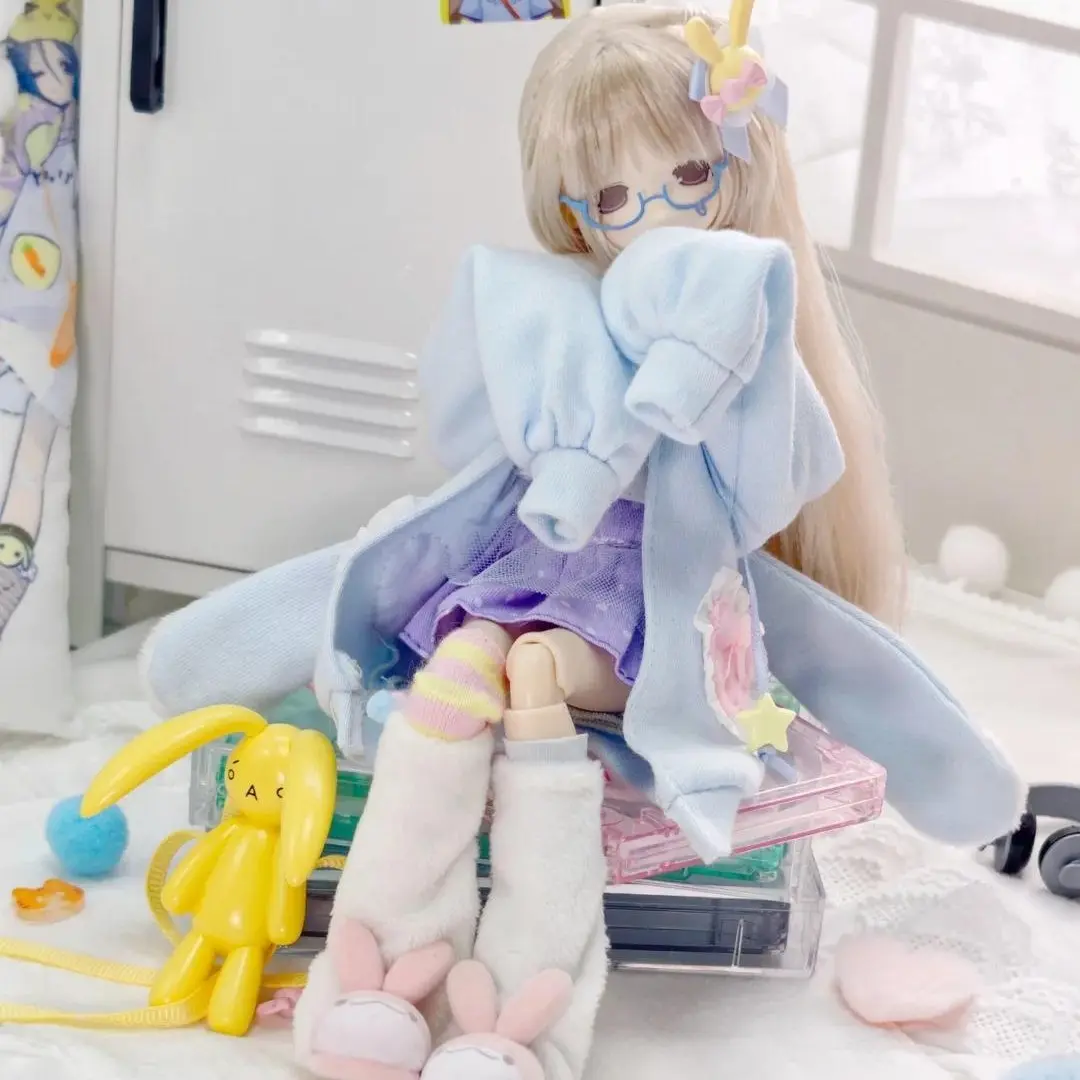 Transform Electrical Street G2 PekoPeko Series 1/6 Action Figure BJD Blind Box,Collectible Ball Jointed Doll, Cute Dress Up Doll with Joints Collection Action Figure Toys Playset Birthday Christmas Gifts for Girls Boys