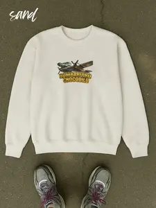 Bombardiro Crocodilo Meme Shirt & Sweatshirt, Funny Brainrot Bootleg Rap Tee, Crocodile Airplane Graphic Top, Viral Summer Streetwear,  Cringe Shirt Casual Cotton