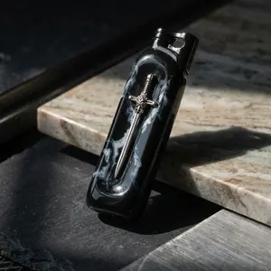 (Gas no included) Cool Pocket Lighter, Windproof Refillable Lighter, Perfect Creative Gift for Him/Her Cool Daily Carry Accessory, Summervibes