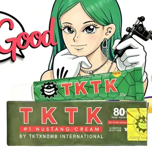 Maximum Strength - TKTK Tattoo Cream, 6 - 8 Hours for Tattoos, Use Before Tattooing, Waxing & Piercing | Tattoo Nursing Extra Strength | 10g | Enhanced Version 80%
