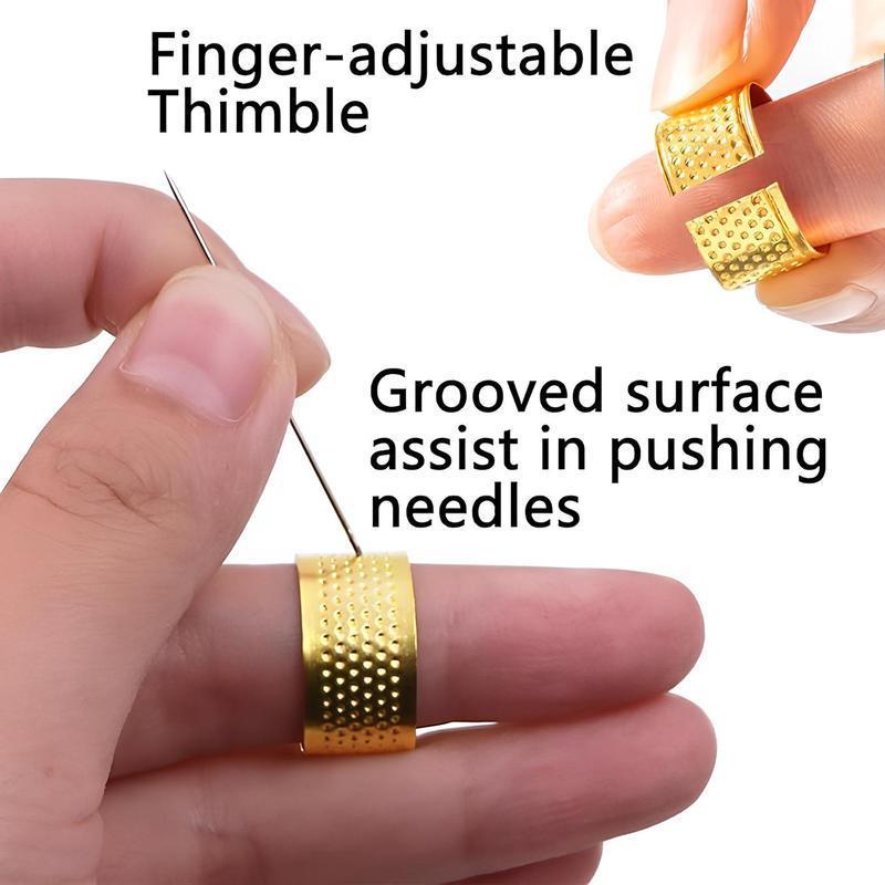 【Mother's Day Gift】Big Eye Steel Needles & Thread Set,Hand Repair Tools Portable DIY Hand Made Craft Set Sewing Working Kit for Beginners, Professional DIY Lovers, Gift for Mom, Grandma, Adults